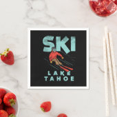 Ski Lake Tahoe Serviette (Beispiel)