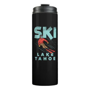 Ski Lake Tahoe Thermosbecher