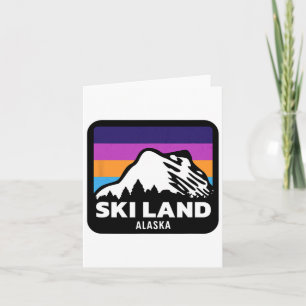 Ski Land Fairbanks Alaska Skifahren Snowboarden Fa Karte