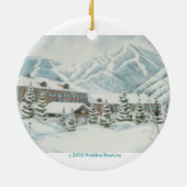 SKI-LAND-VERZIERUNG KERAMIKORNAMENT (Hinten)