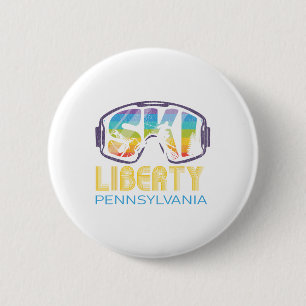 Ski Liberty Pennsylvania Skiurlaub Button
