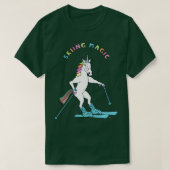Ski Magic Unicorn Kontur T-Shirt (Design vorne)
