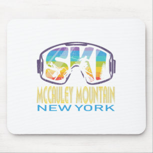 Ski Mccauley Mountain New York Skiurlaub Mousepad