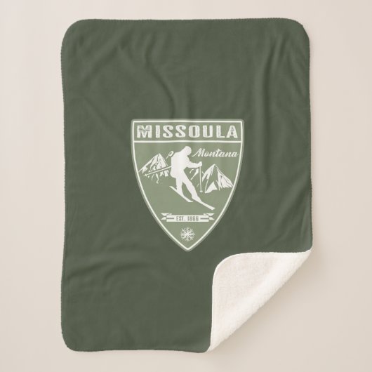 Ski Missoula Montana Sherpadecke (Vorderseite)