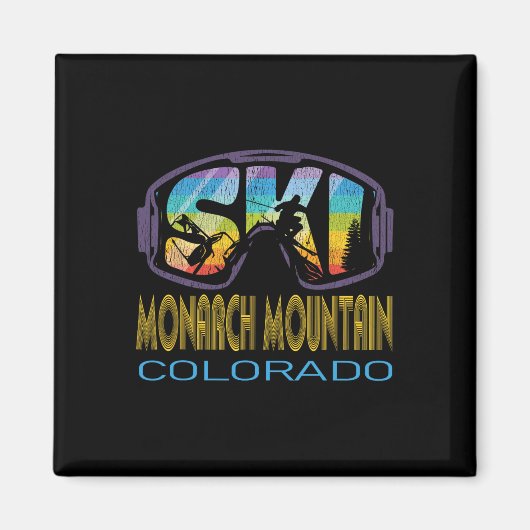Ski Monarch Mountain Colorado Skiferien  Magnet (Vorne)