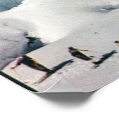 Ski Mont Blanc, Frankreich Poster (Ecke)