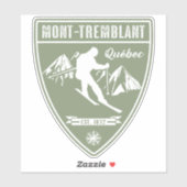 Ski Mont-Tremblant Quebec Aufkleber (Blatt)