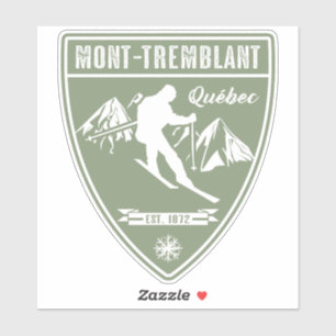 Ski Mont-Tremblant Quebec Aufkleber