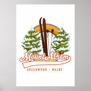Ski Mount Abram Greenwood Poster