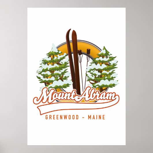 Ski Mount Abram Greenwood Poster (Vorne)