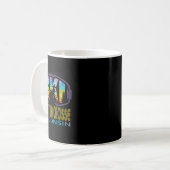 Ski Mount La Crosse Wisconsin Skiurlaub Kaffeetasse (Vorderseite Links)