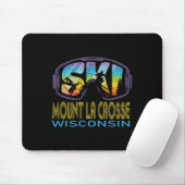 Ski Mount La Crosse Wisconsin Skiurlaub  Mousepad (Mit Mouse)