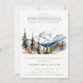 Ski Mountain Telluride Colorado Eröffnungsfeier Einladung (Vorderseite)