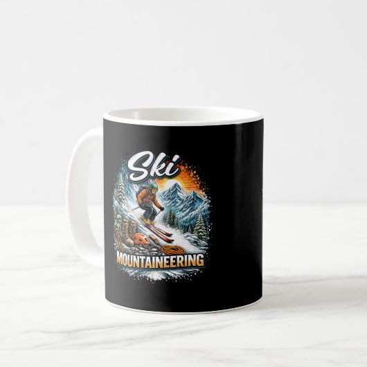 Ski Mountaineering Kaffeetasse (Vorderseite Links)
