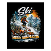 Ski Mountaineering Poster (Vorderseite)