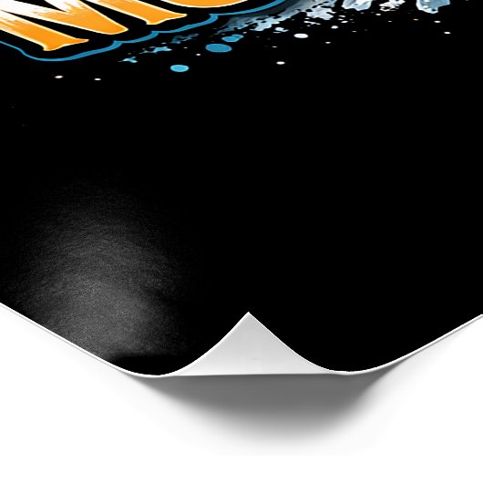 Ski Mountaineering Poster (Ecke)