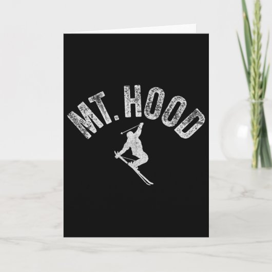 Ski Mt Hood oder (Oregon) Cool Mount Hood Winter S Karte (Vorderseite)