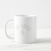 Ski Mt Hood oder (oregon) Cooler Berg Hood Winter Kaffeetasse (Links)
