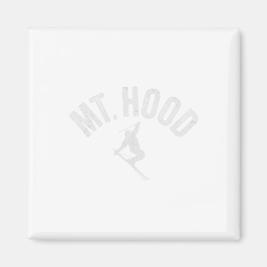 Ski Mt Hood oder (oregon) Cooler Berg Hood Winter Magnet (Vorne)