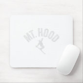Ski Mt Hood oder (oregon) Cooler Berg Hood Winter Mousepad (Mit Mouse)