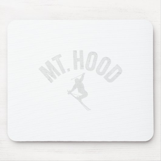 Ski Mt Hood oder (oregon) Cooler Berg Hood Winter Mousepad (Vorne)