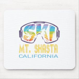 Ski Mt Shasta California Skiurlaub Mousepad