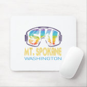 Ski Mt Spokane Washington Skiurlaub Mousepad (Mit Mouse)