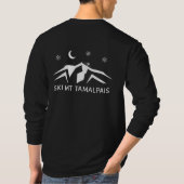 Ski Mt Tamalpais Unisex Langschläfer T - Shirt (Rückseite)