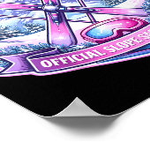 Ski-Mutter Hang-Sicherheitsbeamtin Muttertag Skifa Poster (Ecke)