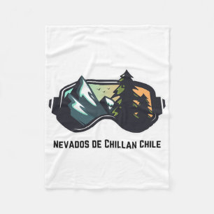 Ski Nevados De Chillan Chile Skifahren Reiten Fleecedecke
