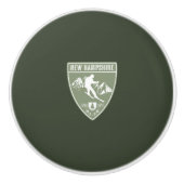 Ski New Hampshire Keramikknauf (Vorderseite)