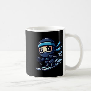 Ski-Ninja Snowboard-Ninja Skifahren Schnee-Reiter Kaffeetasse