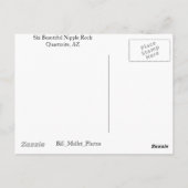 Ski Nipple Rock Postkarte (Rückseite)