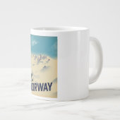 Ski Norwegen Jumbo-Tasse (Vorderseite Rechts)