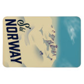 Ski Norwegen Magnet (Horizontal)