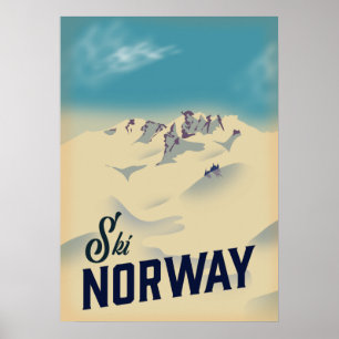 Ski Norwegen Poster