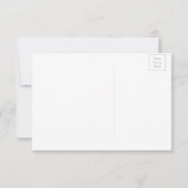 Ski Norwegen RSVP Karte (Rückseite)
