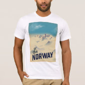 Ski Norwegen T-Shirt (Vorderseite)
