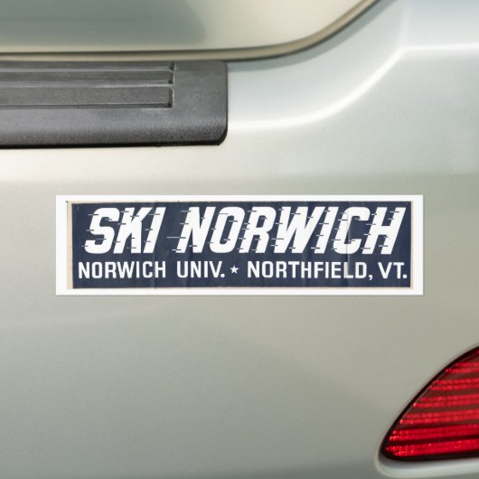 Ski Norwich Autoaufkleber (Auf Auto)