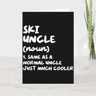 Ski Onkel Definition Skifahren lustig Sport Karte