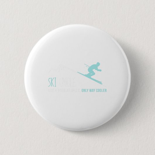 Ski Onkel-Shirt Button (Vorderseite)