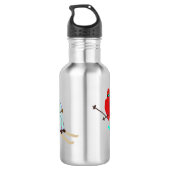 Ski Opening Skier Edelstahlflasche (Rückseite)