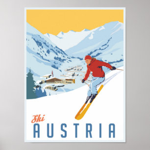 Ski Österreich Poster