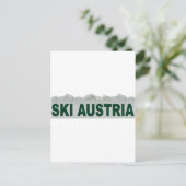 Ski Österreich Postkarte (Stehend Vorderseite)