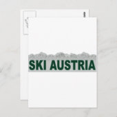 Ski Österreich Postkarte (Vorne/Hinten)