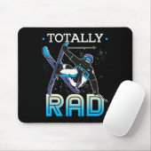 Ski-Outfit Nordischer Skifahrer Ski Total Rad Mousepad (Mit Mouse)
