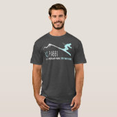 Ski Pabbi Funny Niedlich Winter Skipass T-Shirt (Vorne ganz)