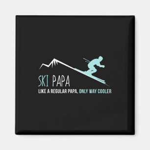 Ski Papa Magnet