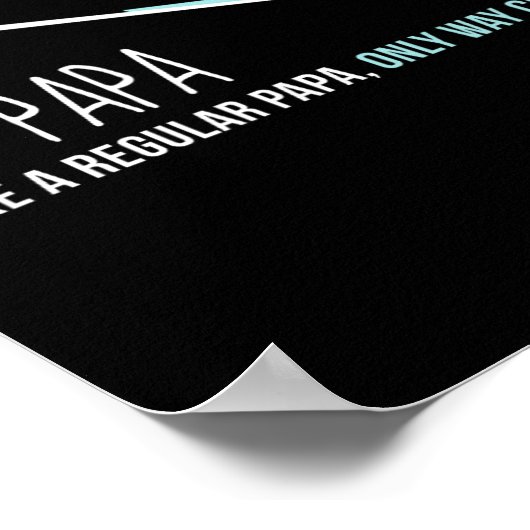 Ski Papa Poster (Ecke)