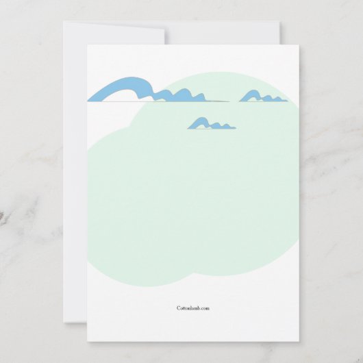 Ski-Party Einladung (Rückseite)